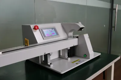 Adhesive Tape Wrapping Machine with Single-Side Wire Pulling JW-303K-1.0m Thumb