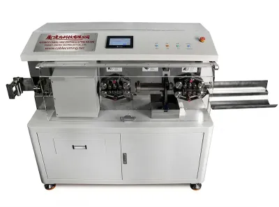 Automatic Coaxial Cable Stripping & Cutting Machine WPM-9935 - Wire Cutting & Stripping