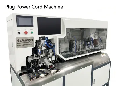 Auto US/EU Plug Power Cord Machine WPM-3600A - Power Cord Crimping Machine