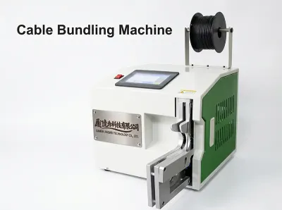 Automatic Touch Screen Cable Bundling Machine WPM-845D - Wire Cutting & Stripping
