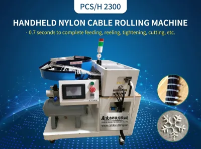 Automatic Handheld Nylon Cable Rolling Machine WPM-2503
