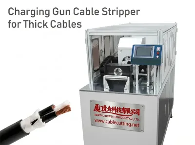 Automatic Charging Gun Cable Stripper for Thick Cables WPM-5010 - Wire Cutting & Stripping