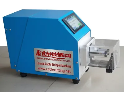 Automatic Coaxial Cable Stripper Machine with 9 Blades WPM-28 - Wire Cutting & Stripping