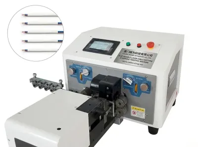 Flat Double-Layer Cable Cutting Stripping Twisting Machine WPM-320 - Wire Cutting & Stripping