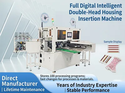 Fully Automatic Dual‑Head Terminal Crimping, Tinning & Housing Insertion Machine JW-DHHI Thumb