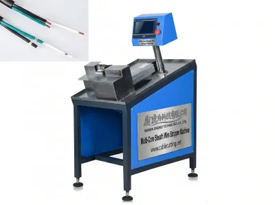 Automatic Multi-Core Sheath Wire Stripper Machine WPM-25-290 - Multi-Core Wire Stripper Twister