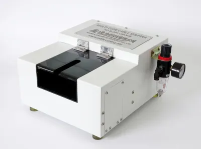 Pneumatic Multi-Core Cable Stripper No Blade Change WPM-0.5-30 - Semi-Auto Wire Brush Machine
