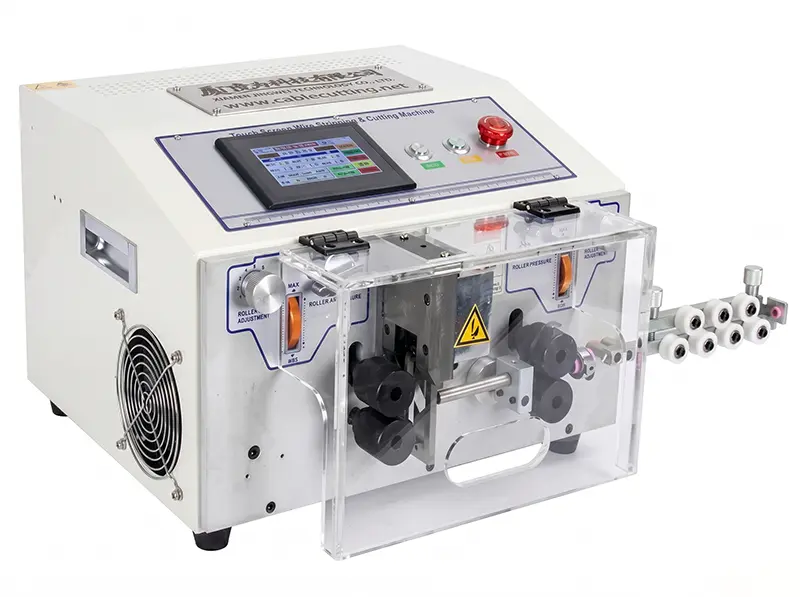 Touch Screen Jacket Cable Stripper WPM-HT-2-S with Video Guide