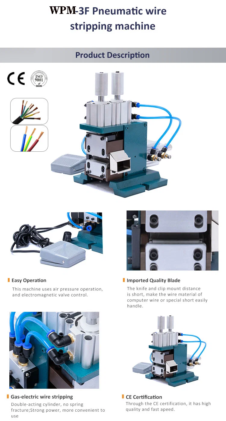 Pneumatic Wire Stripping Machine