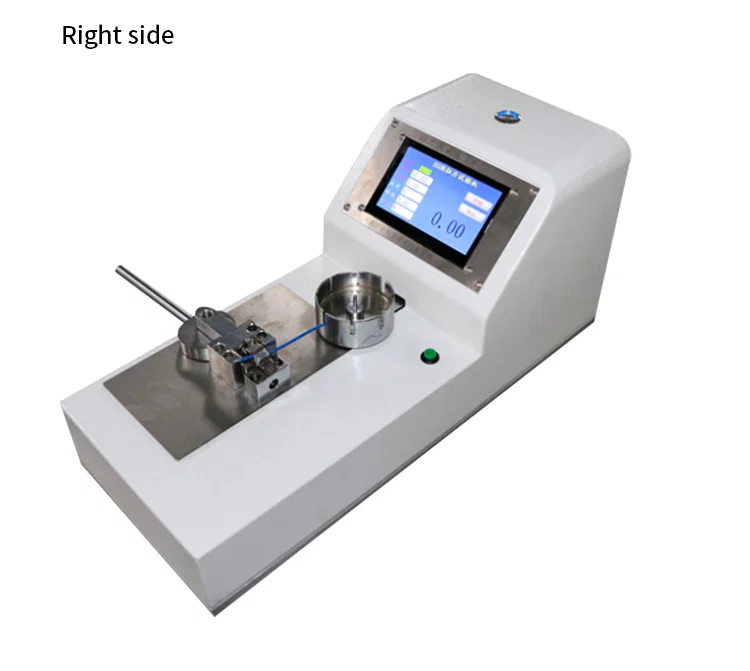 Electric terminal tension tester testing the pull out force of various wiring harness and terminals connector