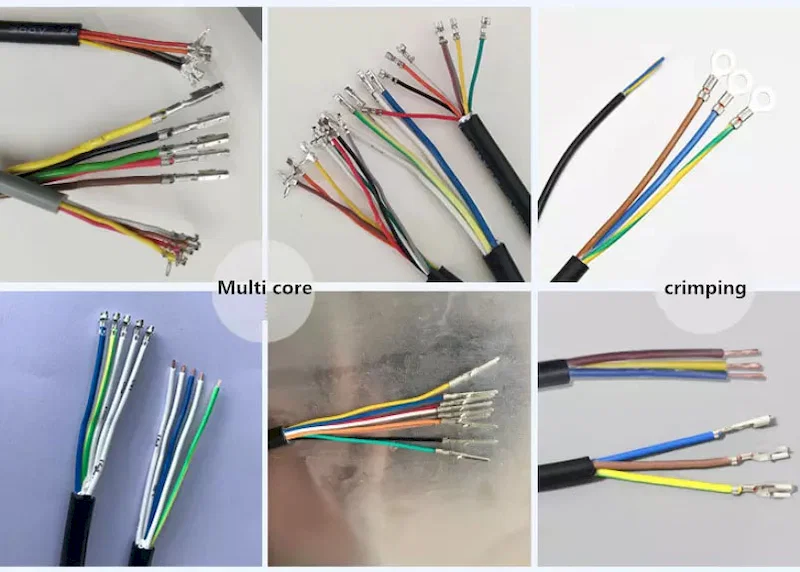 sample of Wire Stripping Crimping Terminal, Crimping Terminal Machine, Cable Strip And Crimp Equipment, Multi-core Cablestripping Crimping Machine, Cable Inner Wires Stripping Crimping Machine, Inner Wires Stripping Crimping Machine 