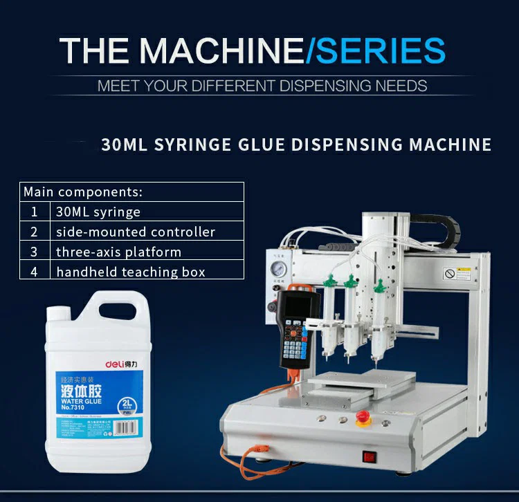 automatic silicone three-axis glue dispensing robot glue dispenser machine, Automatic Silicone Glue Dispensing Machine