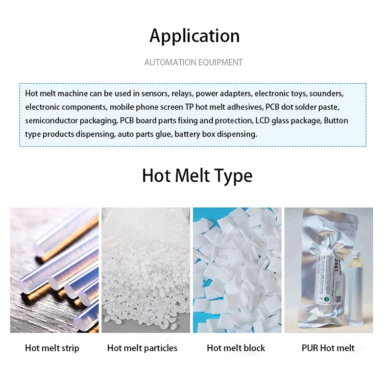 Solid glue hot melt dispensing robot high-quality desktop 551 glue dispenser robot, Viscosity Hot Melt Dispensing Robot