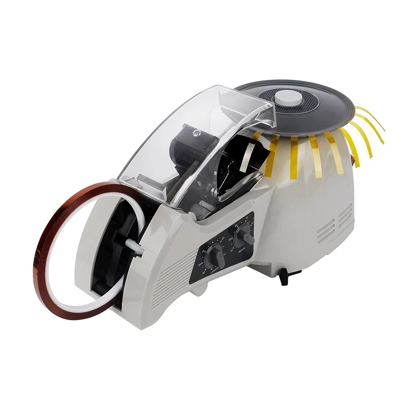 3-25mm Width Desktop Tape Dispenser Electronic Tape Dispenser Cutter Machine Carousel Automatic Tape Dispenser ZCUT-8, Automatic Tape Dispenser, Gum Tape Dispenser, Tape Dispenser 