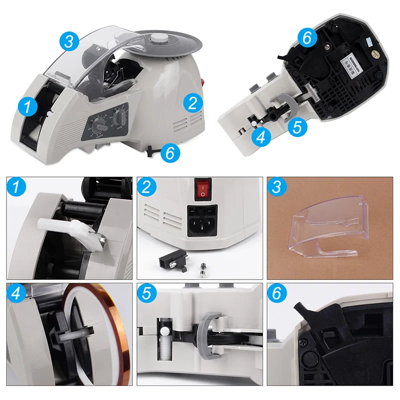 25mm Width Packaging Machine Cutting Tool Carton Sealing Machine Automatic Tape Machine RT-3000, Tape Cutting Machine, Gum Tape Cutting Machine, Automatic Tape Dispenser 