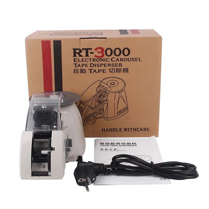 25mm Width Packaging Machine Cutting Tool Carton Sealing Machine Automatic Tape Machine RT-3000, Tape Cutting Machine, Gum Tape Cutting Machine, Automatic Tape Dispenser 