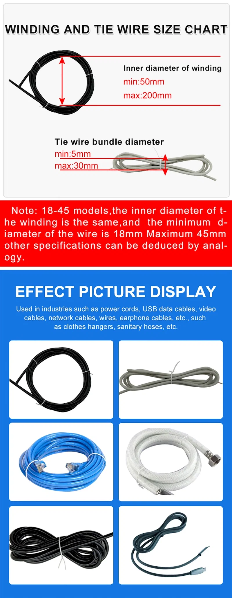 Wire Coiling Binding Machine, Cable Coiling Binding Machine