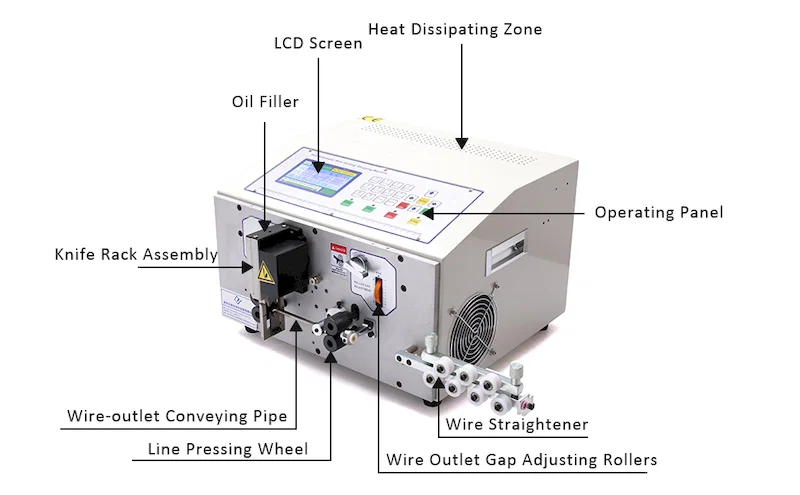 Automatic wire stripping machine, Wire Stripper Machine, Wire Stripping Machine, Wire Cutting Stripping Machine