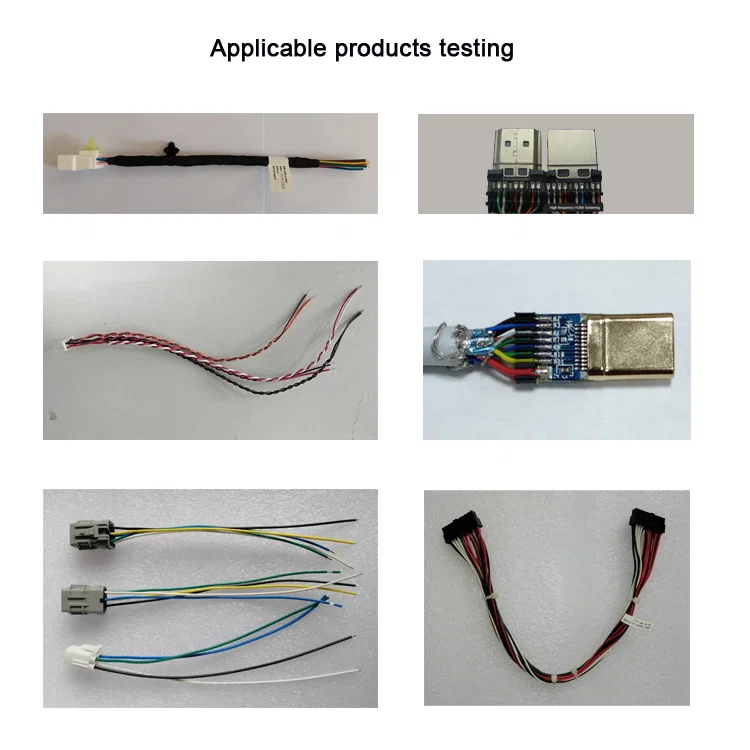 Applications of Double Row Housing Wires Sequence Test Machine, Double Row Wires Sequence Test Machine, Double Row Wires Sequence Inspection Machine 