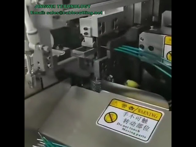 Fully automatic LED touch display screen 5 wire single end dipping machine