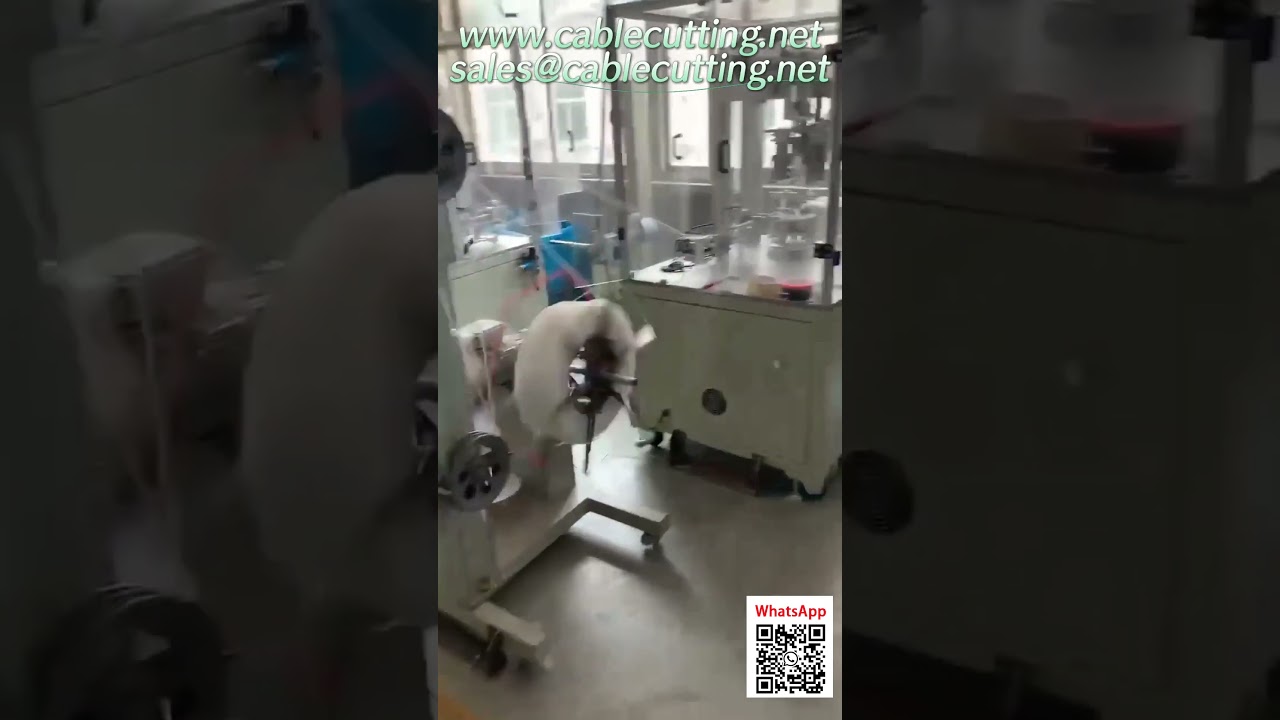 Live Production Automatic Coiling and Tying for Nylon Fish Tape