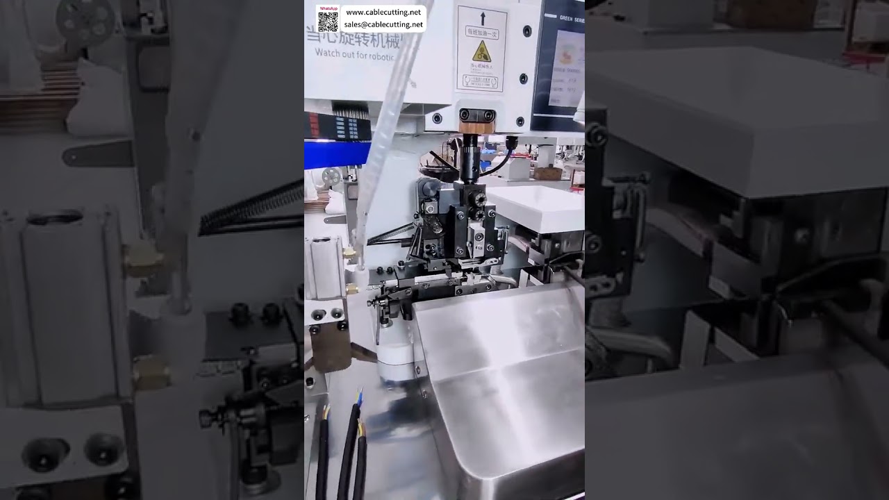 Ultra Short Multi Core Wire Shark Tooth Terminal Crimping Machine  EV Harness Processing M - Shorts