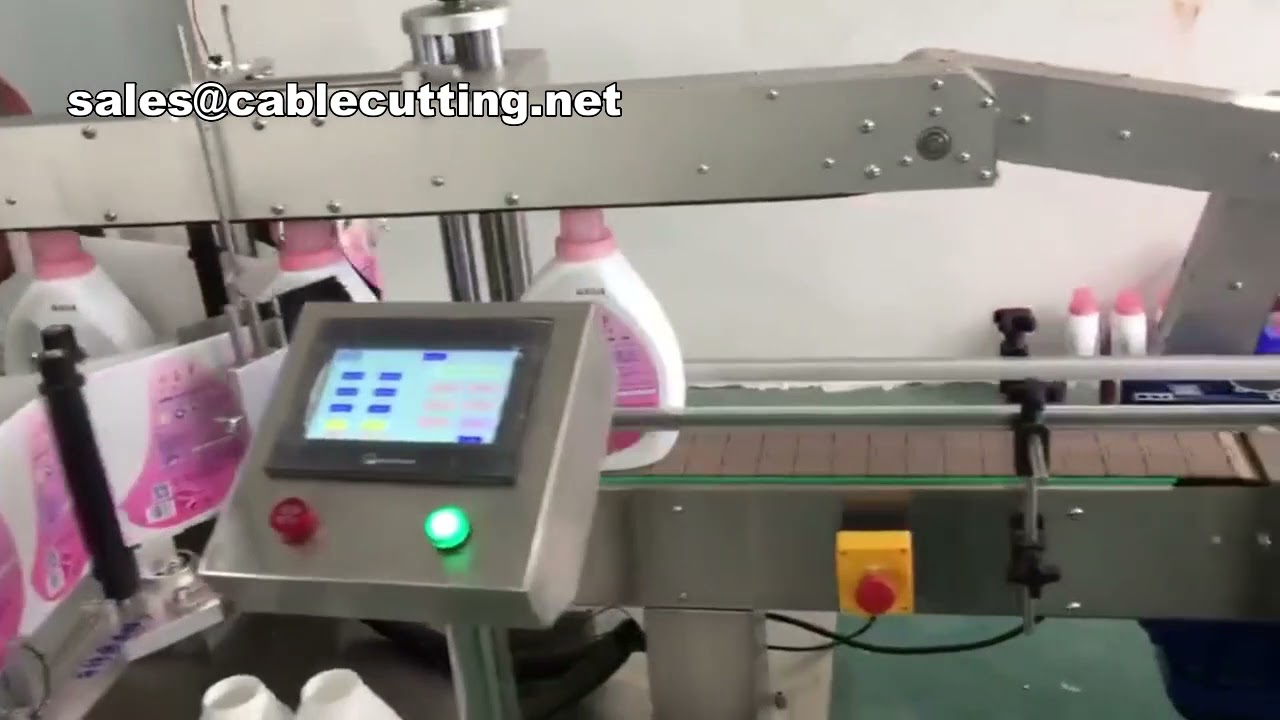 Manual Square Bottle Sticker Full Aluminum Labeling Machine, View aluminum can labeling machines,