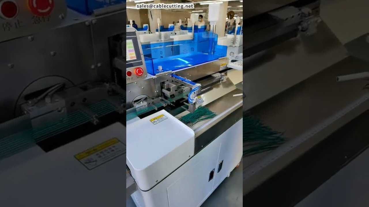 Dual Head Dip Tinning Machine 8 Wires, 26AWG   Setup OK #factory #machine #diy