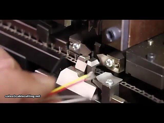 Automatic Cable Cutting And Crimping Machine Wire Stripping And Crimping Terminal Machine