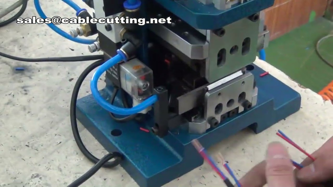 Wire Stripping Twisting Machine Pneumatic Wire Stripping Twisting Parallel Wire Twisting Machine, Wi