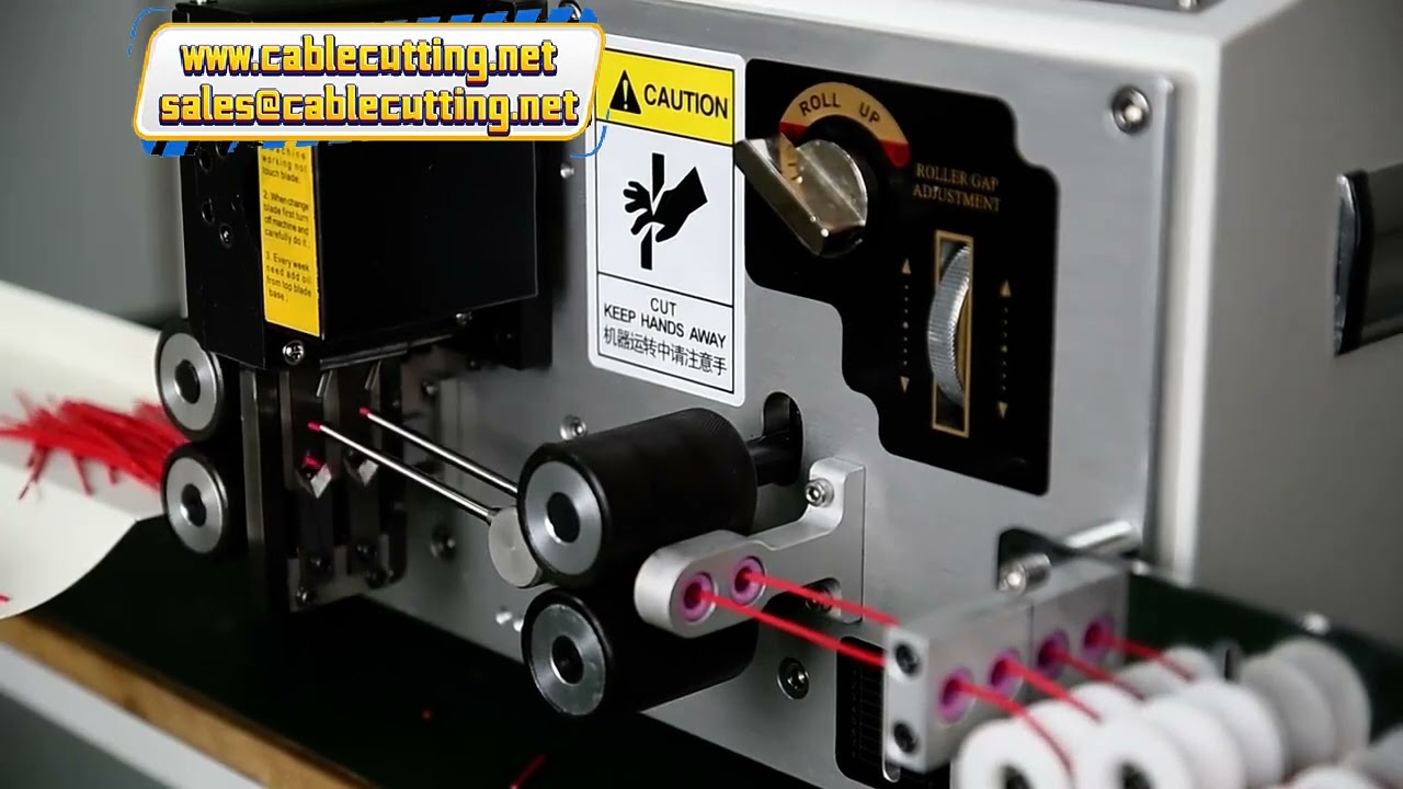Cut and Stripping Machine 2 line Electric Cable Stripping Machine with 1 SET more Blade
