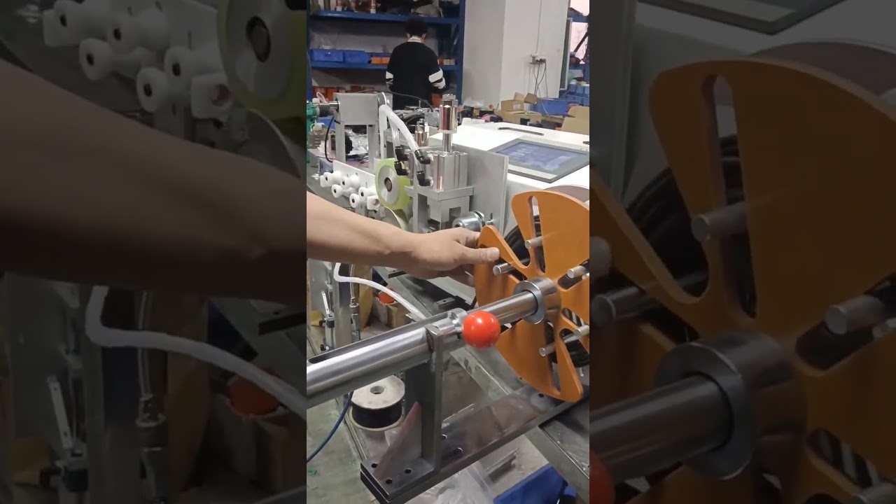 Automatic Meter Counting, Traversing, Cutting, Wire Winding & Tying All in One Machine #machine