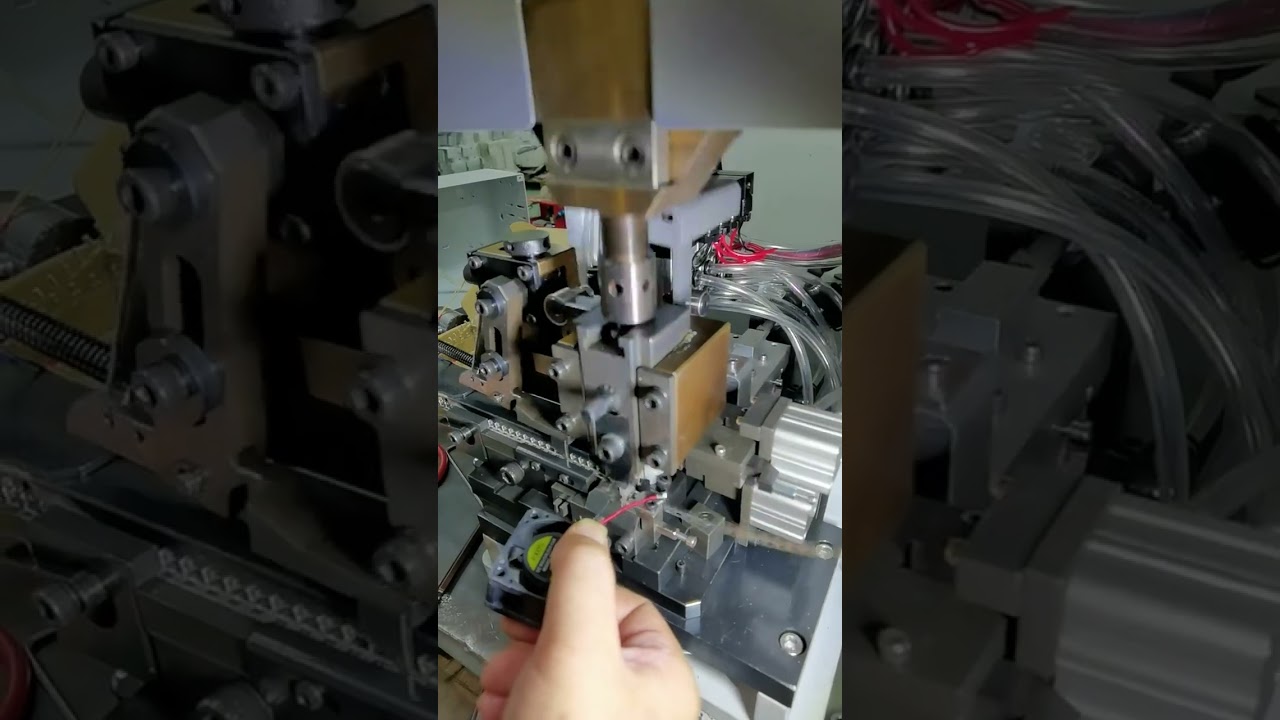 Continuous Strip Terminal Machine   Horizontal #machine #cablewirestrippingmachine #factory #tools