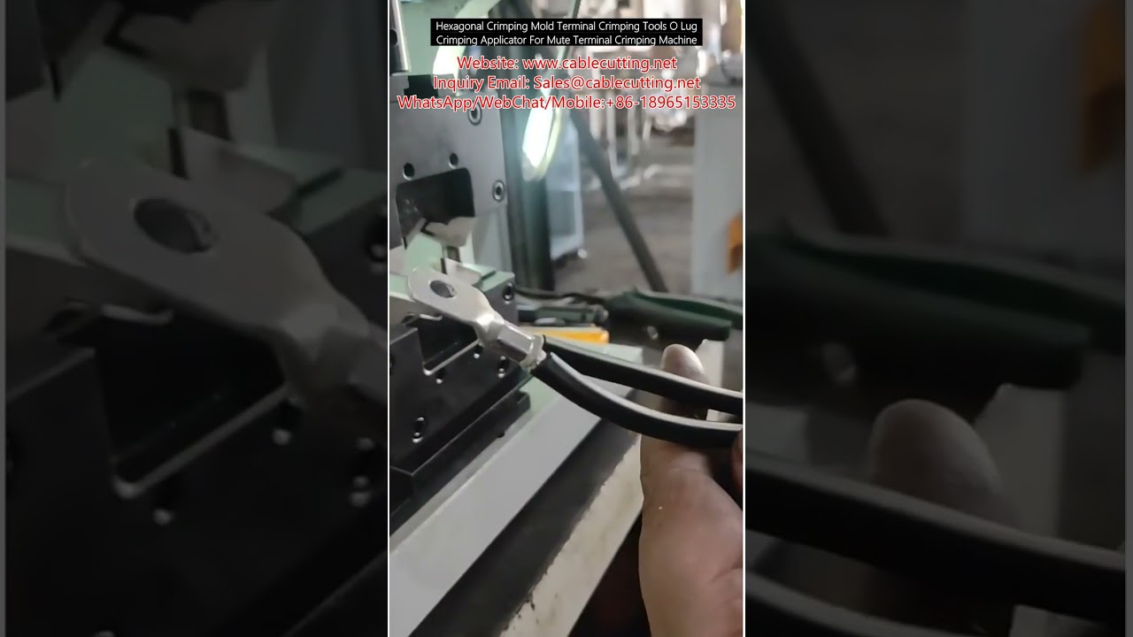 Hexagonal Crimping Mold Terminal Crimping Tools O Lug Crimping Applicator For Mute Terminal Crimping
