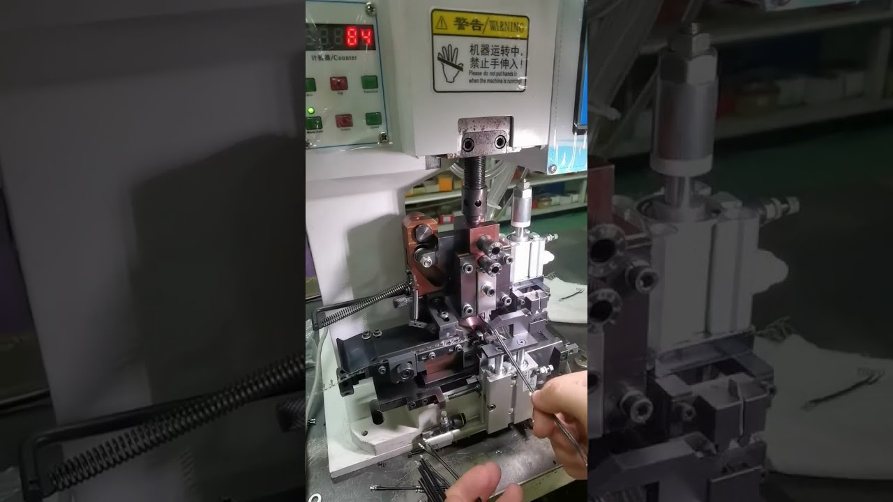 Parallel Wire Stripping and Crimping Machine for Factory Automation