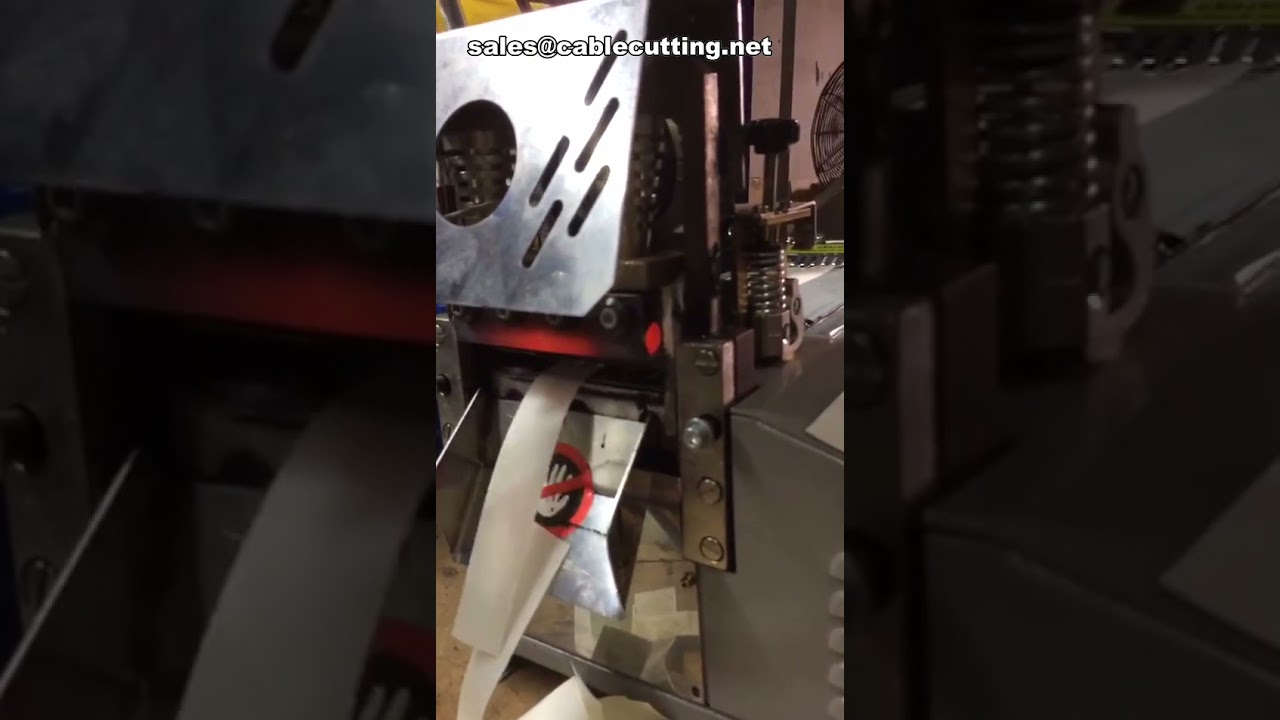 Automatic Nylon Fabric Double Sided Ribbon Tape Cutting Machine