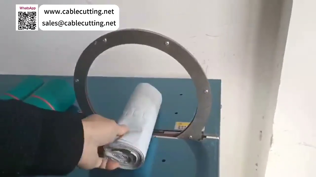 Heavy Duty Cable Tying and Bundling Machine for Thick Electrical Wire Processing Work - Video