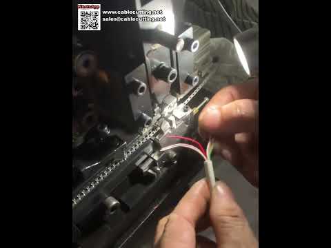 Single Wire Stripping Crimping Machine Fast Accurate Clean Peeling For Wire Harnesses