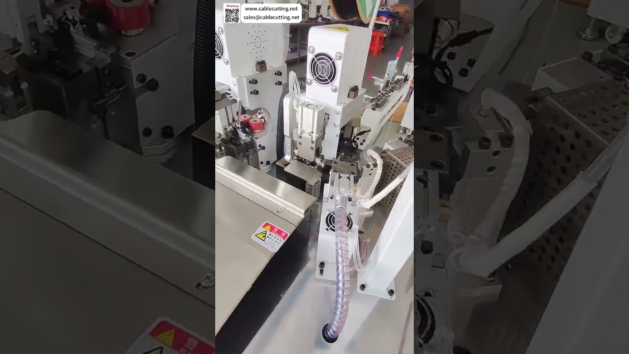 Single Head Tinning & Single Head Heat Shrink Tube Insertion Harness Machine  Auto Crimper - Shorts