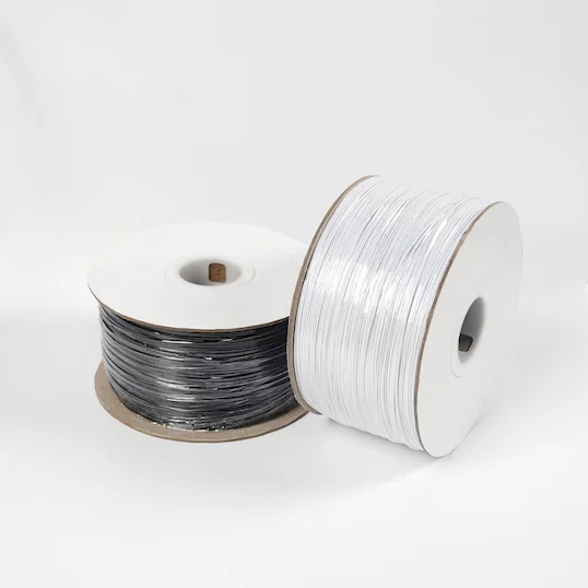 White Black PE Twist Tie Wire