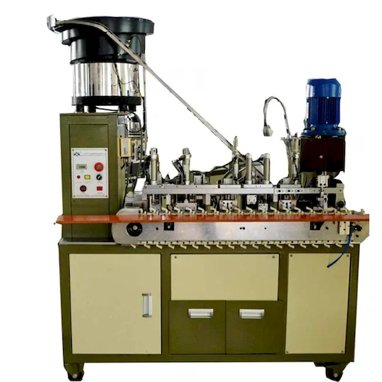 Automatic European Plug Crimping Machine WPM-203-F