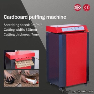 SZ-325 1.5kw 200v/110v Honeycomb Paper Strip Shredder, Cutting Thickness 325mm Width 7mm, For Item Packaging Cutting Machine