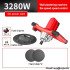 220V 3280W Electric Wall Polisher Portable Adjustable Speed Sanding Waxing Machine Handle Auto Furniture Polishing Tool Grinder