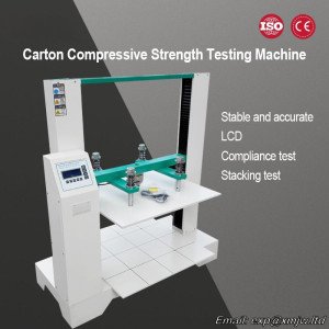 Corrugated Box Compressive Testing Machine Carton Box Compressive Strength Tester Carton Compressive Testing Machine