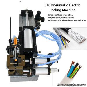 310/315 Pneumatic Electric Wire Peeling Machine Small Mini Power Cord Cable Stripper Machine Automatic Cable Stripping Machine