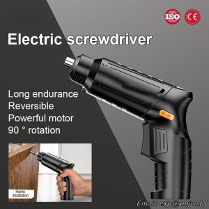 Cordless Electric Screwdriver,Battery Rechargeable Screwdriver Powerful Impact Wireless Screwdriver Drill Screwdriver Set