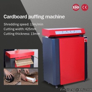 SZ-425 2.2kw 200v/110v Honeycomb Paper Strip Shredder, Cutting Thickness 425mm Width 13mm, For Item Packaging Cutting Machine