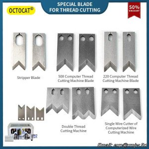 2pcs/set Knife Blade cutter for Automatic Computer Wire Stripping Peeling Cutting Machine Tungsten Carbide Blade