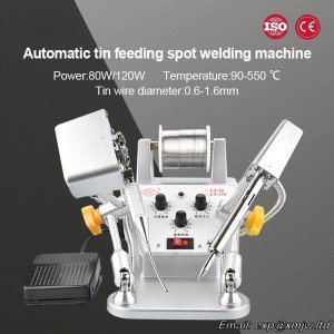 CX-80 80/120W Soldering Station 2 in 1 LCD Digital display Rework Welding Station Kit Soldering Iron Hot Air Repair Solder tools