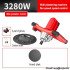 220V 3280W Electric Wall Polisher Portable Adjustable Speed Sanding Waxing Machine Handle Auto Furniture Polishing Tool Grinder